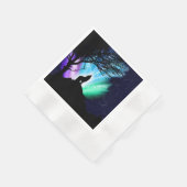 Mitternacht Serviette (Ecke)