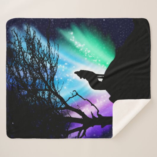 Mitternacht Sherpadecke (Vorderseite (Horizontal))