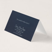 Mitternacht Shimmer Stud Fold Earring Display Card (Rückseite)