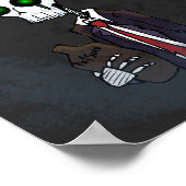 Mitternacht Skeleton Poster (Ecke)