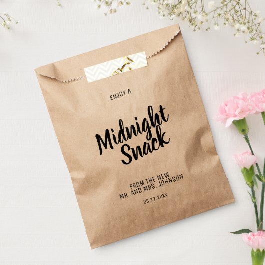 Mitternacht Snack Gastgeschenk Hochzeit Bag Geschenktütchen (Versiegelt)