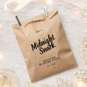 Mitternacht Snack Gastgeschenk Hochzeit Bag Geschenktütchen (Ausgeschnitten)