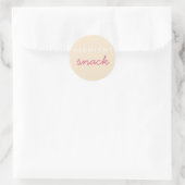Mitternacht Snack Sticker Champagne Blush (Tasche)