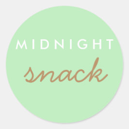 Mitternacht Snack Sticker Minze Green Brown