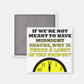 Mitternacht Snacks Kühlschrank Light Funny Magnet (Vorderseite/Rückseite)