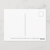 Mitternacht Sonne, Nachtstraßen Landschaftsbild Postkarte (Rückseite)