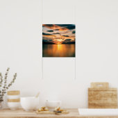 Mitternacht Sonne, Nordnorwegen Poster (Küche)