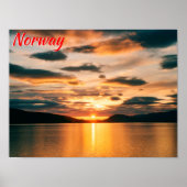 Mitternacht Sonne, Nordnorwegen Poster (Vorne)
