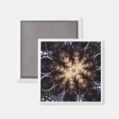 Mitternacht Sonnenblume Magnet (Vorderseite/Rückseite)