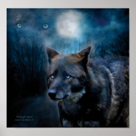 Mitternacht Spirit Art Poster/Print Poster