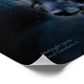 Mitternacht Spirit Art Poster/Print Poster (Ecke)