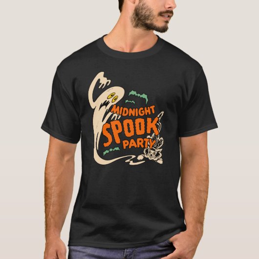 Mitternacht-Spook-Party T-Shirt (Vorderseite)