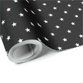 Mitternacht Star 30"x30" Geschenkpapier (Rolleneckpunkt)
