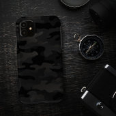 Mitternacht Stealth Urban Camouflage Black Charcoa Case-Mate iPhone Hülle