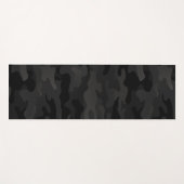 Mitternacht Stealth Urban Camouflage Black Charcoa Yogamatte (Vorderseite (Horizontal))