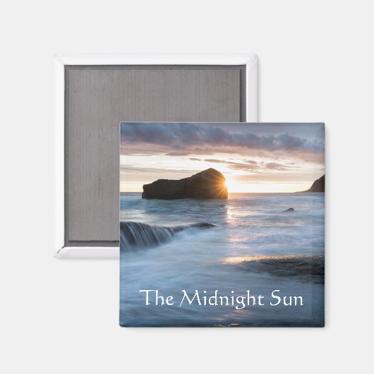 Mitternacht Sun Norwegen Magnet (Vorderseite/Rückseite)