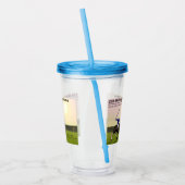 Mitternacht Sun Polo Acryltrinkbecher (Links)