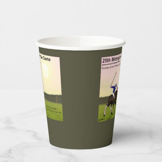 Mitternacht Sun Polo Pappbecher (Links)