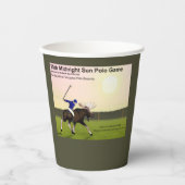 Mitternacht Sun Polo Pappbecher (Vorderseite)