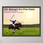 Mitternacht Sun Polo Poster (Vorne)