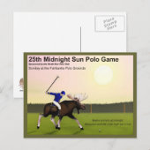 Mitternacht Sun Polo Postkarte (Vorne/Hinten)
