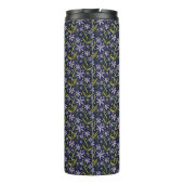 Mitternacht | Tänzerde Wasserfarben-Tumbler mit Gä Thermosbecher (Rückseite)