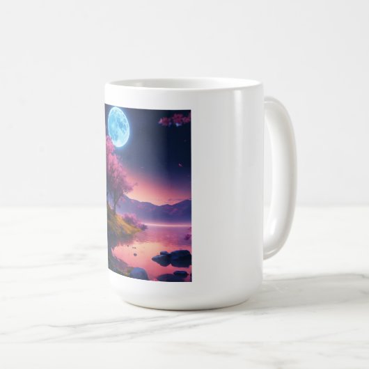 Mitternacht-Tasse Kaffeetasse (VorderseiteRechts)