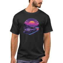 Mitternacht Touge Run: Synthwave Sportwagen