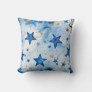 Mitternacht Traum Starry Watercolor Kissen