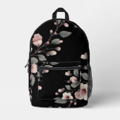 Mitternacht Tropics Bedruckter Rucksack (Vorderseite)