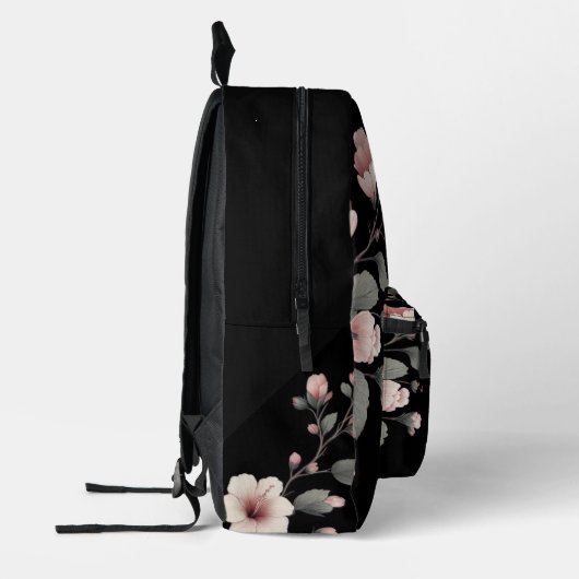 Mitternacht Tropics Bedruckter Rucksack (Links)
