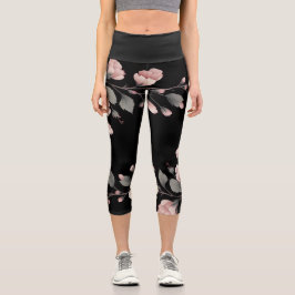 Mitternacht Tropics Capri Leggings