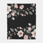 Mitternacht Tropics Fleecedecke (Vorderseite)