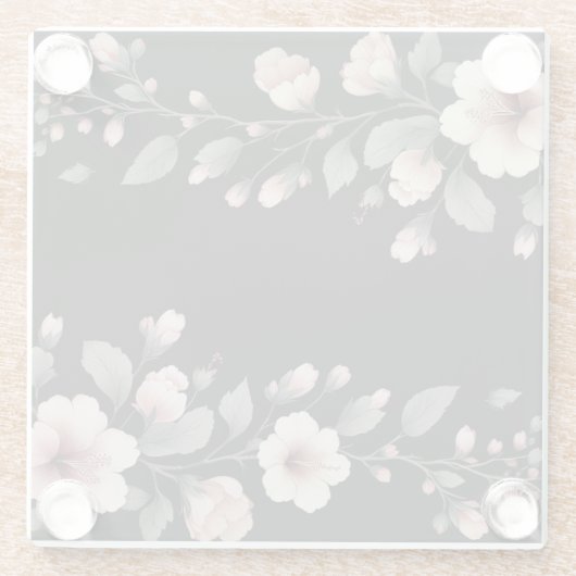 Mitternacht Tropics Glasuntersetzer (Rückseite)