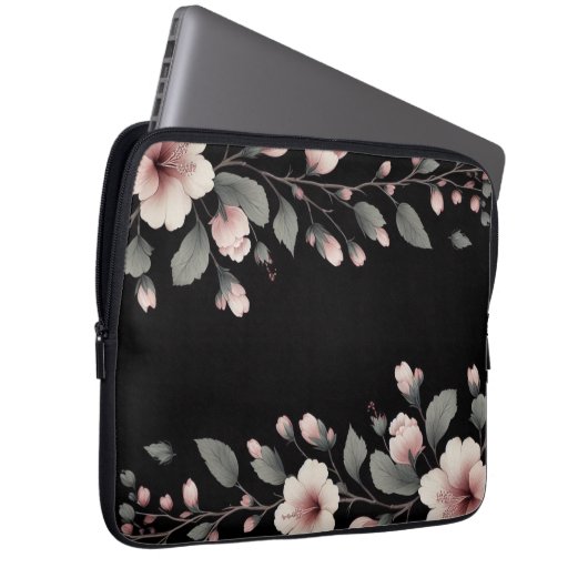 Mitternacht Tropics Laptopschutzhülle (Vorne Rechts)