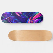 Mitternacht tropischer Regenwald Skateboard (Horizontal)