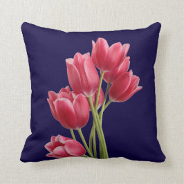 Mitternacht Tulips Kissen