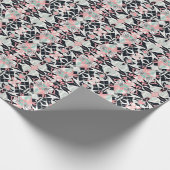 Mitternacht Valentinstag Wrapping Paper Geschenkpapier (Ecke)