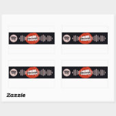 Mitternacht von Miley Cyrus Spotify Code Rechteckiger Aufkleber (Blatt)