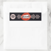 Mitternacht von Miley Cyrus Spotify Code Rechteckiger Aufkleber (Tasche)