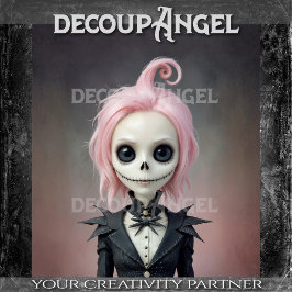 Mitternacht Waltz Decoupage Seidenpapier