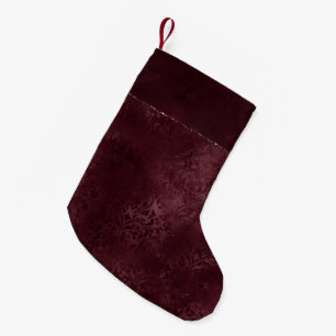 Mitternacht Wein Romance Dunkler Satiny Grunge D Kleiner Weihnachtsstrumpf