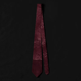 Mitternacht Wein Romance | Dunkler Satiny Grunge D Krawatte