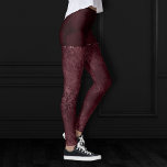 Mitternacht Wein Romance | Dunkler Satiny Grunge D Leggings<br><div class="desc">Eine raffinierte Grunge im Stil der 90er Jahre ist mit diesem edlen, bedrängten Damast aus Satin-Rose, luxuriösem Samt und Imitaten Glitzer in einem dramatischen dunklen Moody Juwel und duskischen Farbpalette aufgewachsen. Diese Vintage, unisex gemischte abstrakte Textur aus den 90er Jahren verleiht dem Ganzen den perfekten Pop von Farbe und persönlichem...</div>