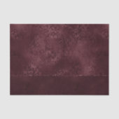 Mitternacht Wein Romance | Dunkler Satiny Grunge D Seidenpapier (Vorderseite)