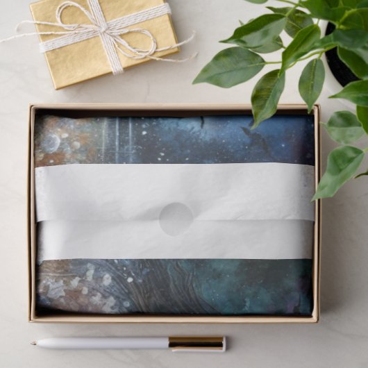 Mitternacht Wilde Pferde Seidenpapier (Geschenk)