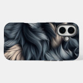 Mitternacht Wolf - Tief Silver Lila Pelz Handy Cas Case-Mate iPhone Hülle (Rückseite (Horizontal))