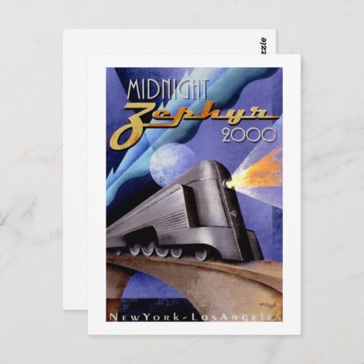 Mitternacht Zephyr Postkarte (Vorne/Hinten)