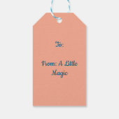 Mitternachtgarten Geschenkanhänger (Rückseite)