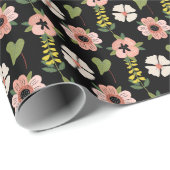 Mitternachtgarten Geschenkpapier (Rolleneckpunkt)